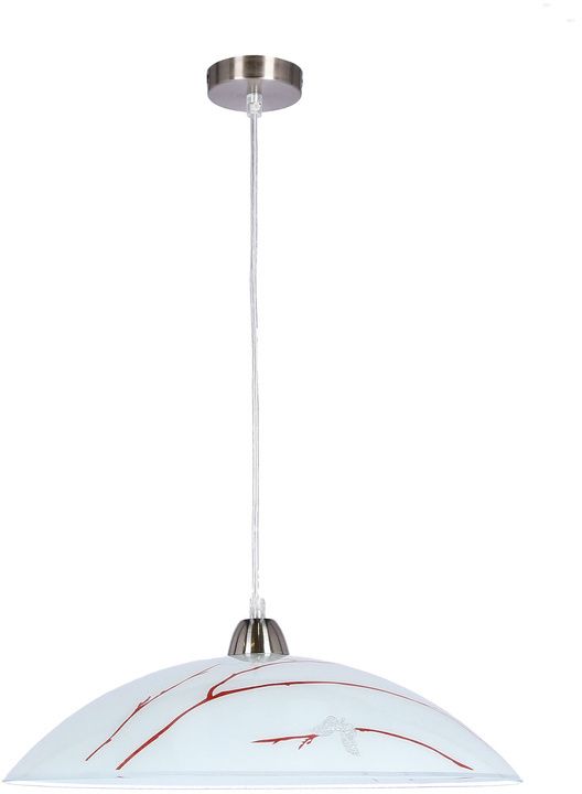 Darmowa Dostawa - Lampa wisząca 1x40 W biała-srebrna-brązowa Candellux Brag 3109265