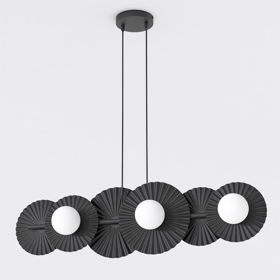 Darmowa Dostawa - Lampa wisząca 6x8 W czarna Emibig Umbra 17266