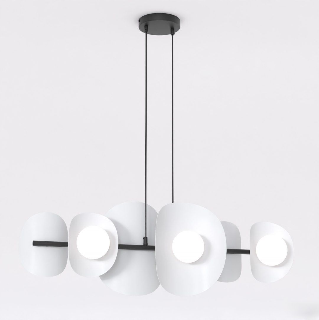 Darmowa Dostawa - Lampa wisząca 6x8 W szary/popielaty Emibig Elementi 14946