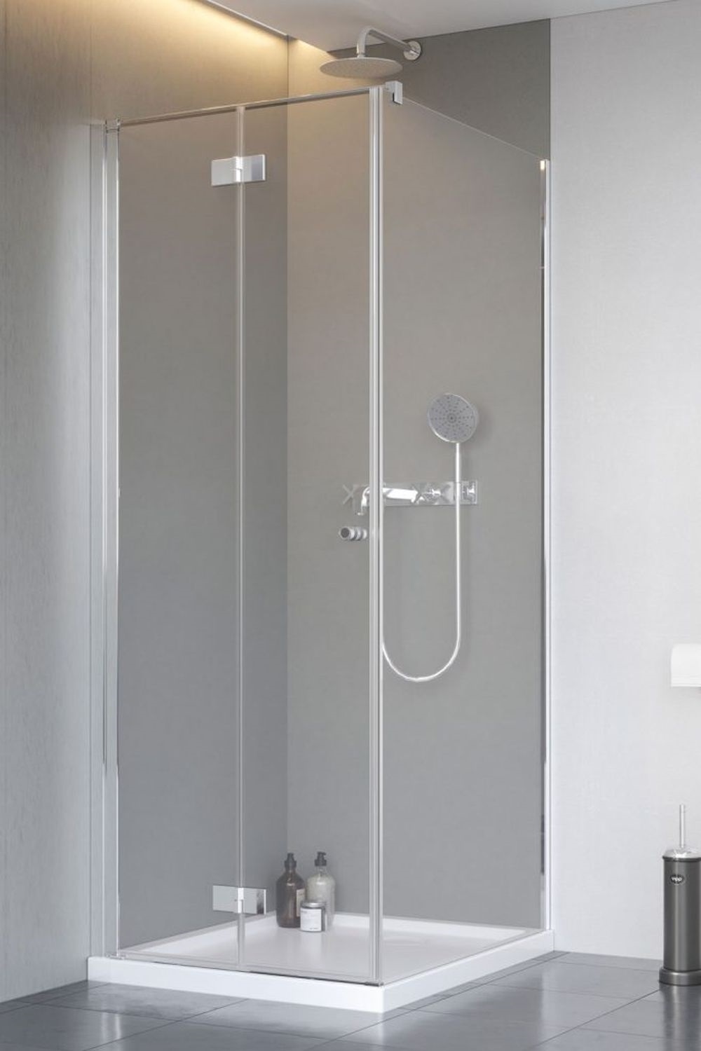 Darmowa Dostawa - Drzwi prysznicowe 90 cm składane Radaway Nes 8 KDJ B 100750900101L