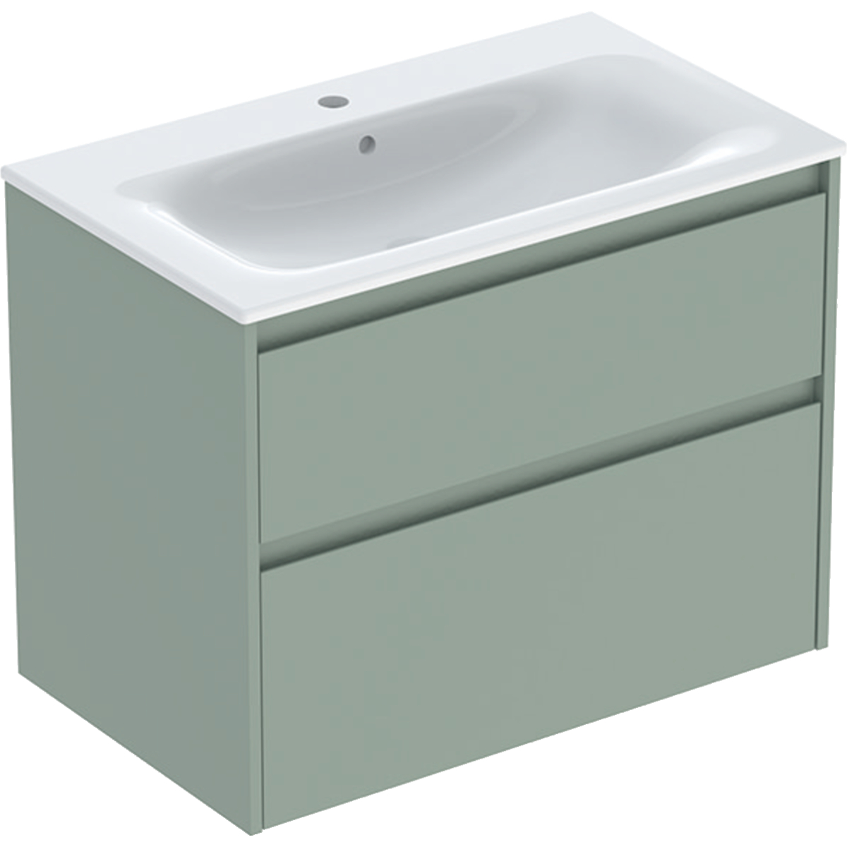 Darmowa Dostawa - Umywalka z szafką 80 cm Geberit Selnova Square 504139IK1
