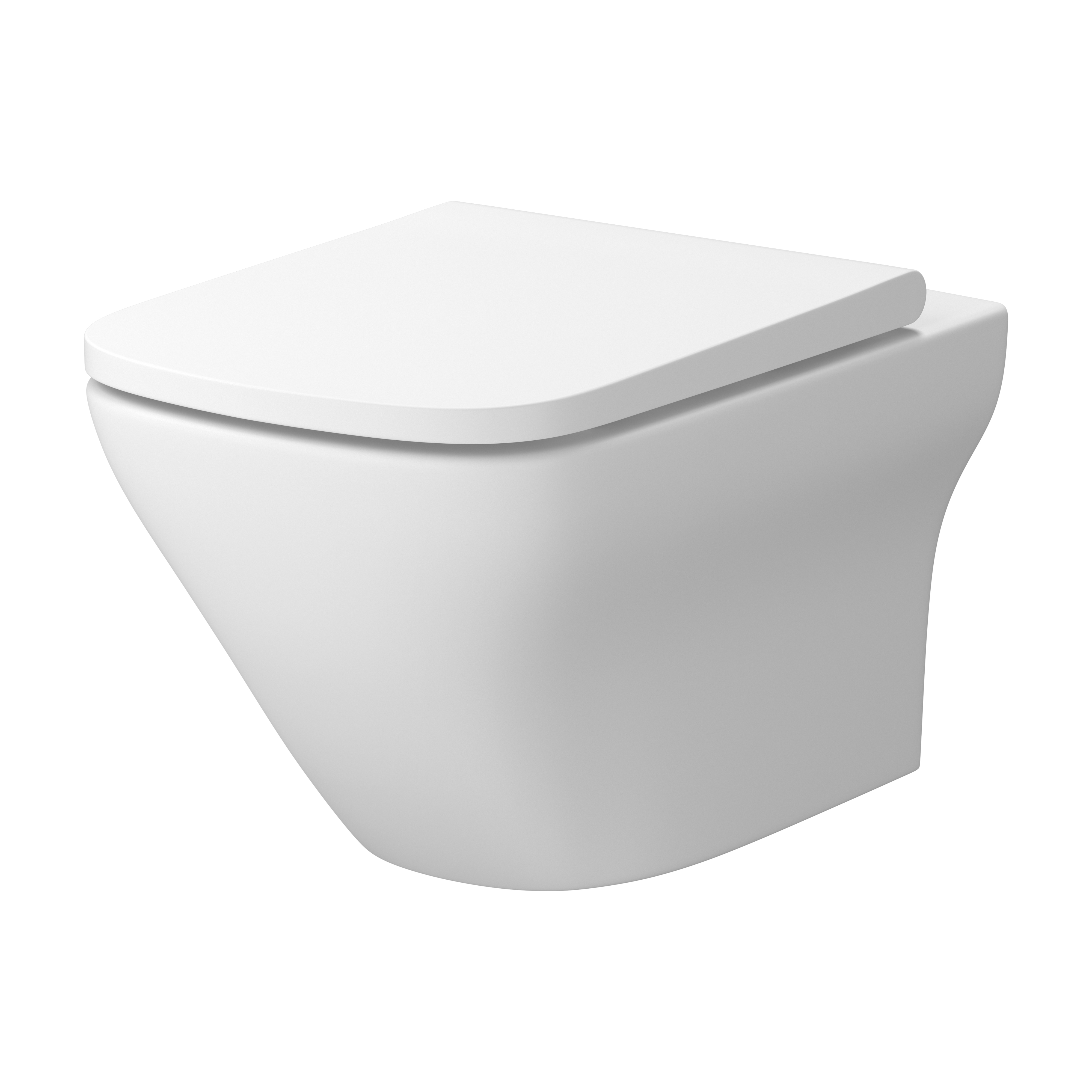 Darmowa Dostawa - Miska WC z deską wolnoopadającą wisząca bez kołnierza biały mat Cersanit Larga S701609