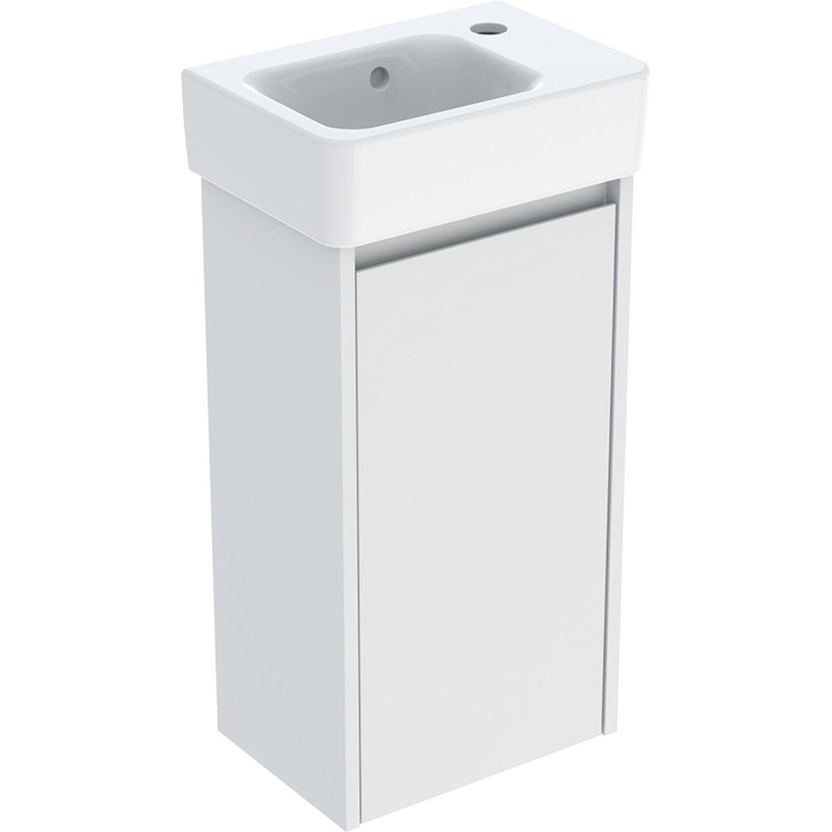 Darmowa Dostawa - Umywalka z szafką 36 cm białą Geberit Selnova Square 504130001
