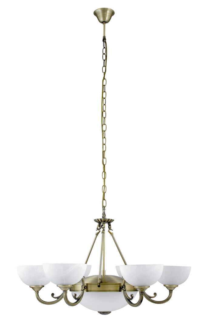 Darmowa Dostawa - Lampa wisząca powyżej 6x60 W mosiądz Rabalux Marlene 8546