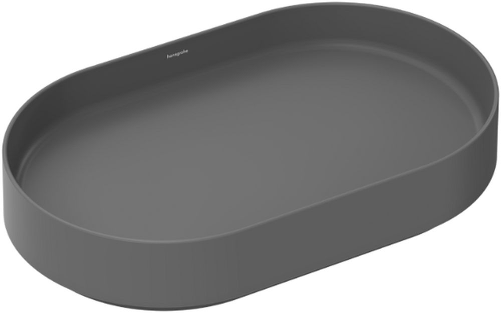 Darmowa Dostawa - Umywalka 65x40 cm owalna nablatowa szary/kamień Hansgrohe Xuniva Evo U 60325760