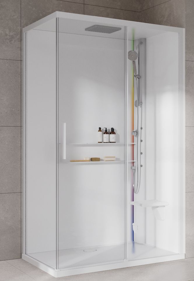 Darmowa Dostawa - Kabina z hydromasażem Novellini Glax G222P299DM51UU