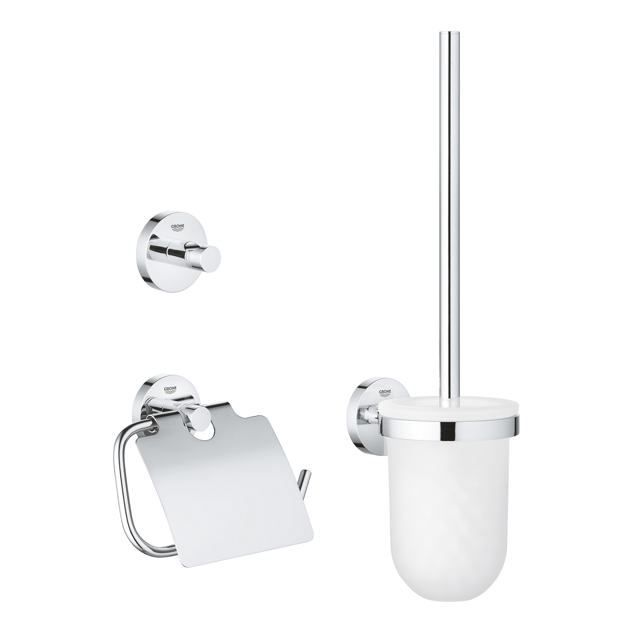 Darmowa Dostawa - Zestaw akcesoriów 3w1 chrom Grohe Start 41204000