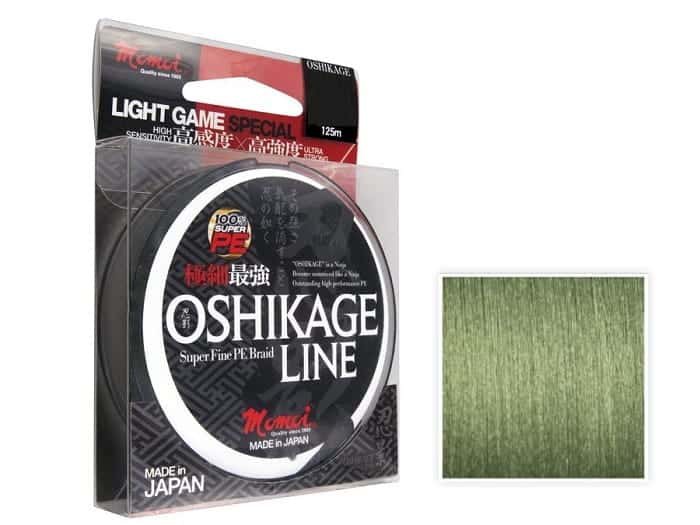 Momoi Plecionka Oshikage 125m 1,3kg zielona