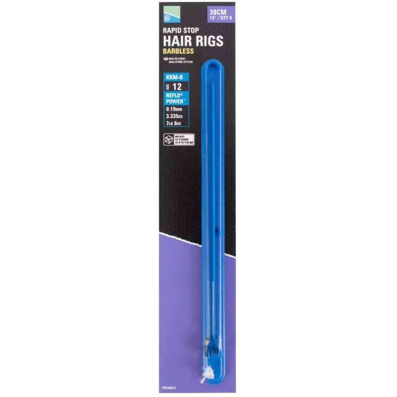 Preston Przypony KKM-B Mag Store Hair Rigs - 15" / RAPID STOP / roz.12