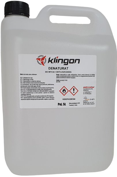 KLINGON DENATURAT 99% ALKOHOLU 5L - Petrostar