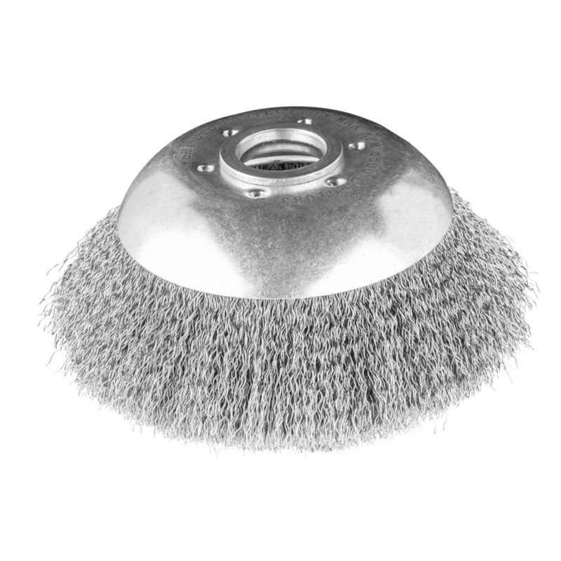 Szczotka druciana GRAPHITE do kosy spalinowej 150 x 25,4 mm, miękka, druty falowane 1 szt