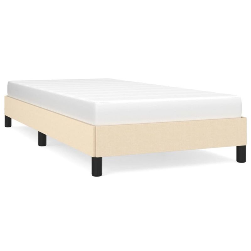 Łóżko tapicerowane WaszeMeble 100x200 cm kremowe WM-346701 1 szt.