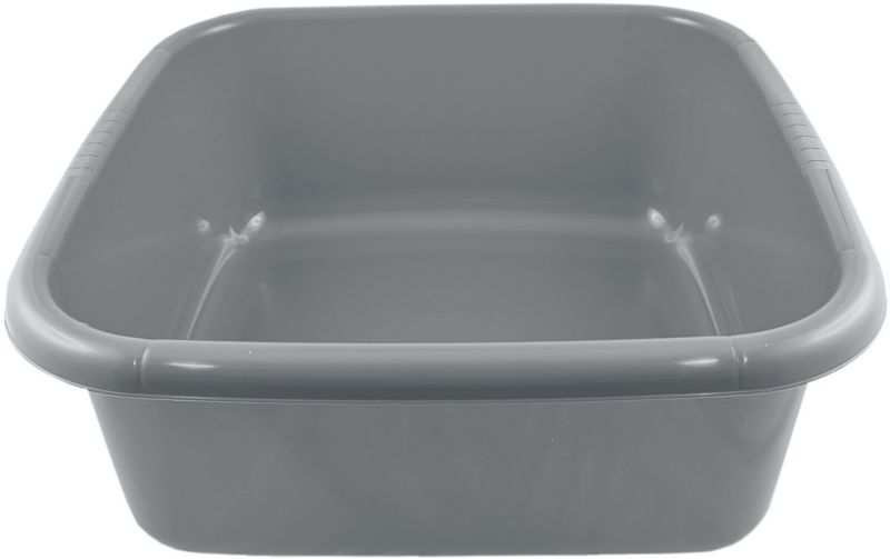 Miska kwadratowa Kaja 36 c 36 cm 12 l szara