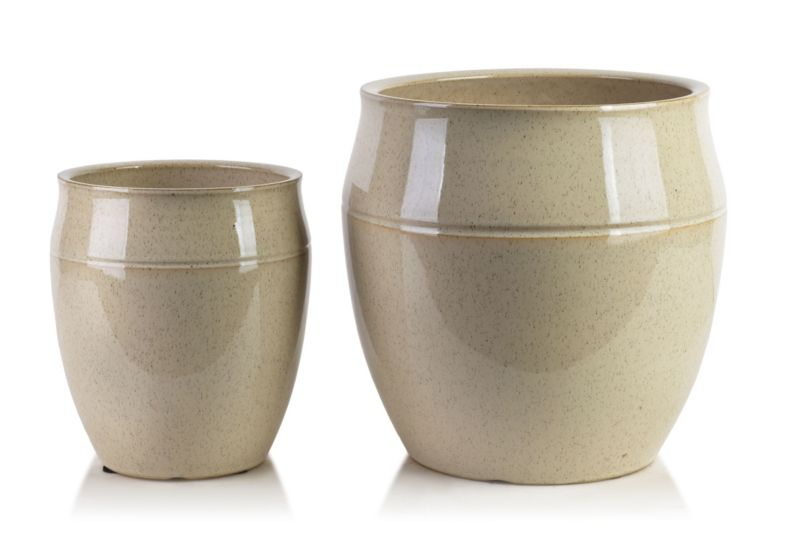 Osłonki ceramiczne MONDEX NEVA BEIGE 30,5x30,5x30,5 / 20,5x20,5x23 beżowy 2 szt.