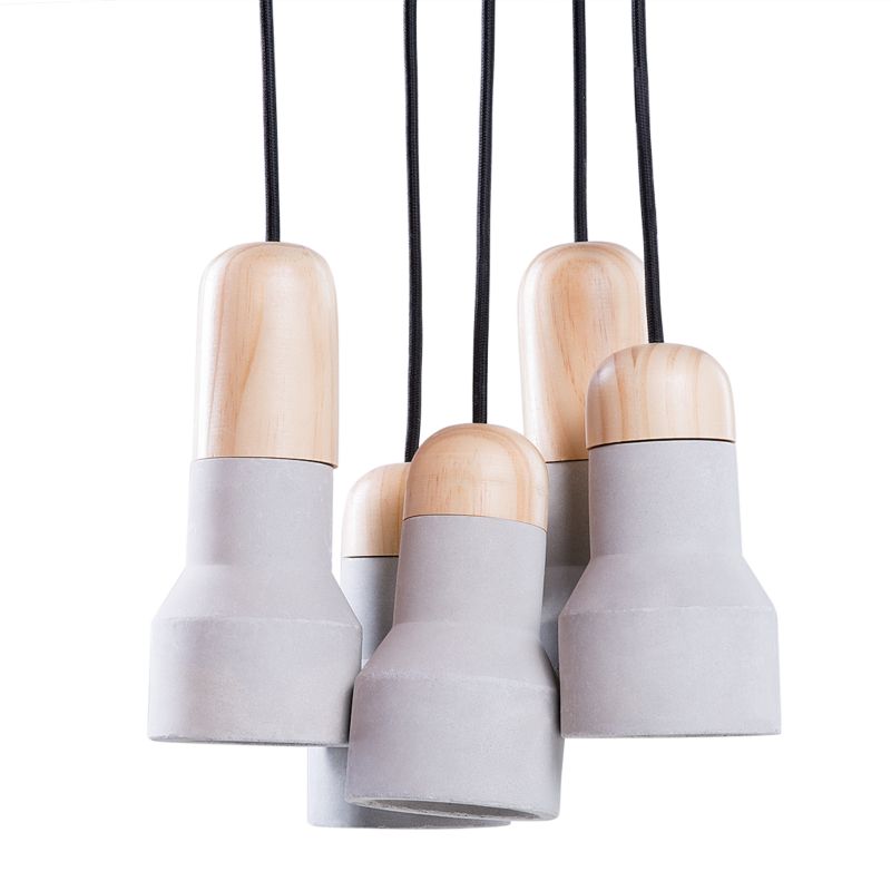 Lampa wisząca Apure Beton Szary 1 szt.