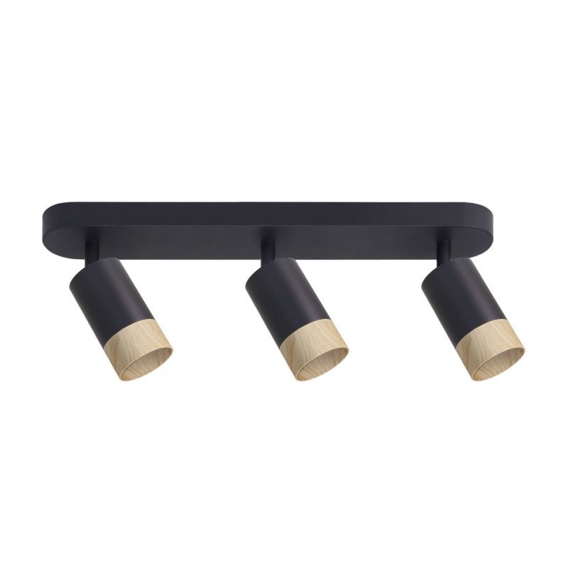 Lampa sufitowa regulowany Candellux Conti czarno-brązowa 3xGU10x15W IP20 wym:15x48x5,5cm - 1 szt.