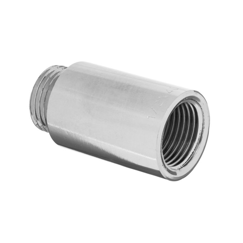 Przedłużka Mosiężna Wydłużka Mosiądz 25 mm GZ/GW 1/2" x 1/2" INVENA 1 szt.