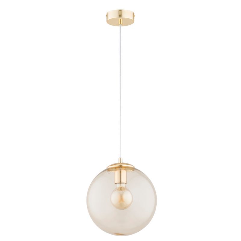 Lampa wisząca Alfa Leila złota wym: 95 x 25 x 25 cm 1xE27 x 15W 1 szt.