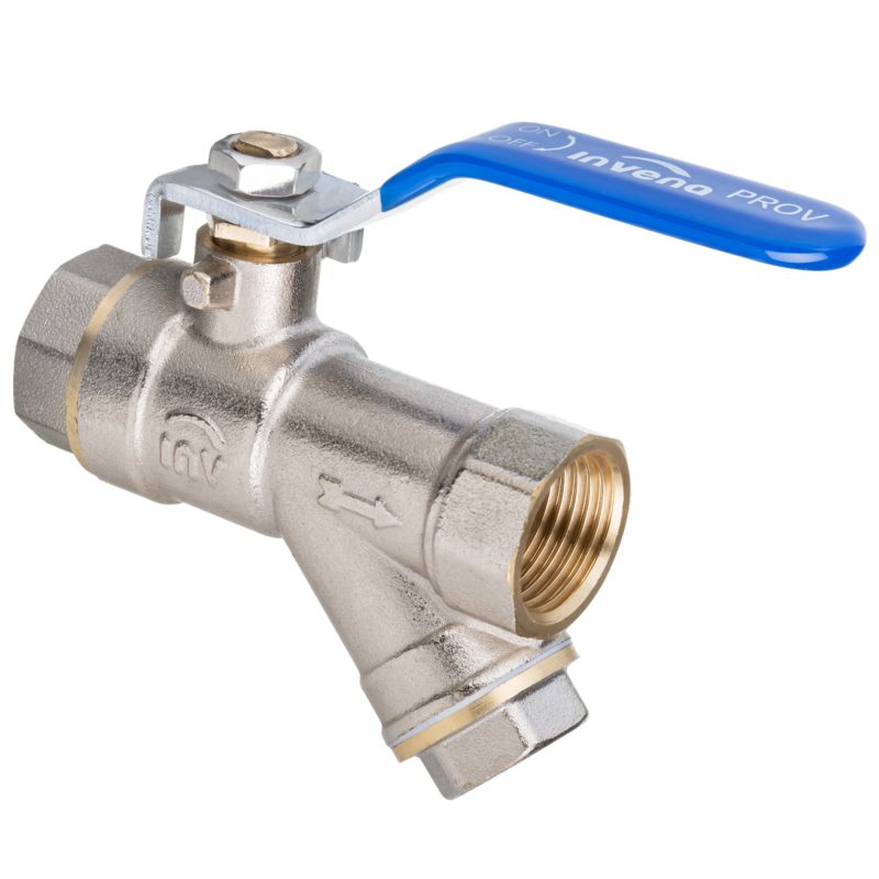 Zawór do Wody Kulowy Kurek Odcinający GW/GW 3/4"x3/4" 140C INVENA Prov 1 szt.