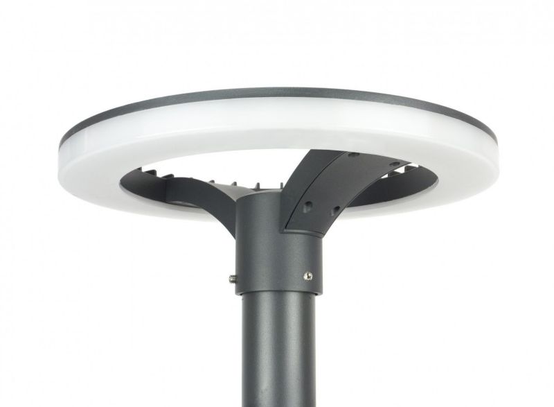 Latarnia ogrodowa SU-MA Ster ciemnoszara LED 44W 4000K 3400lm IP65 wym: 12,2 x 36,5 x 36,5 cm aluminium - 1 szt.
