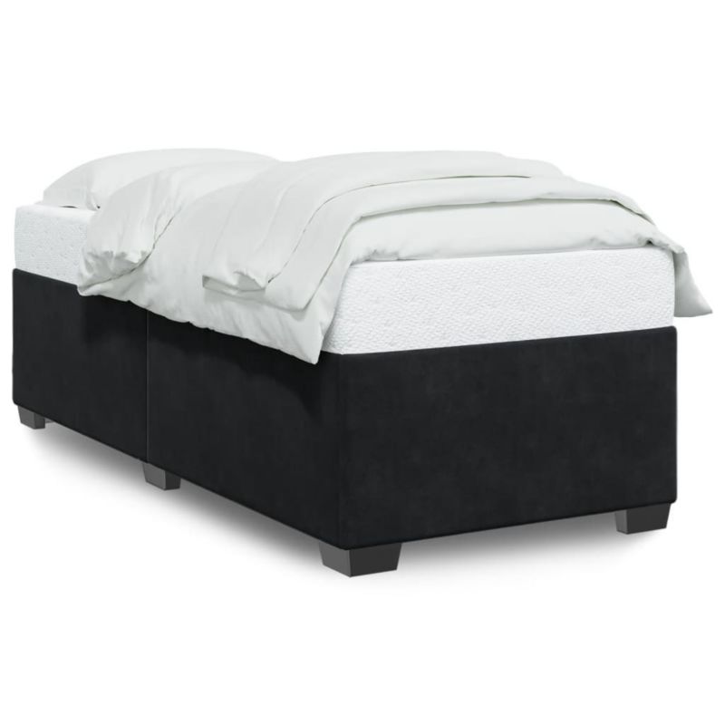 Łóżko tapicerowane WaszeMeble 100x200 cm czarna WM-3284615 1 szt.