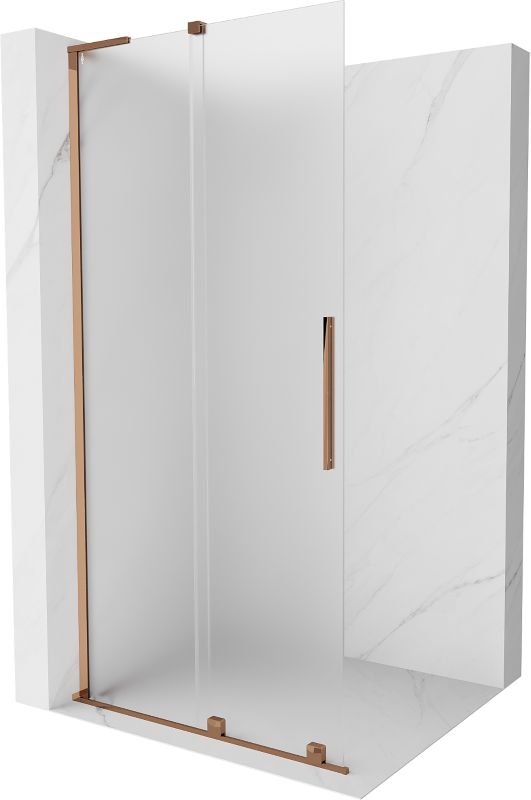Ścianka prysznicowa walk-in Mexen Velar L różowe złoto 120x200 cm 871-120-003-33-60 1 szt.