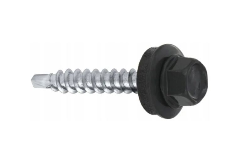 Wkręty Farmerskie Do Drewna Mag-Krak 4,8x70mm Ral 7016 Farmery 100 szt.