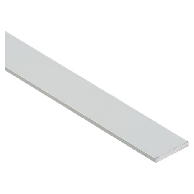 Sztanga płaska Cezar 15 x 2 mm 1 m aluminium srebrne