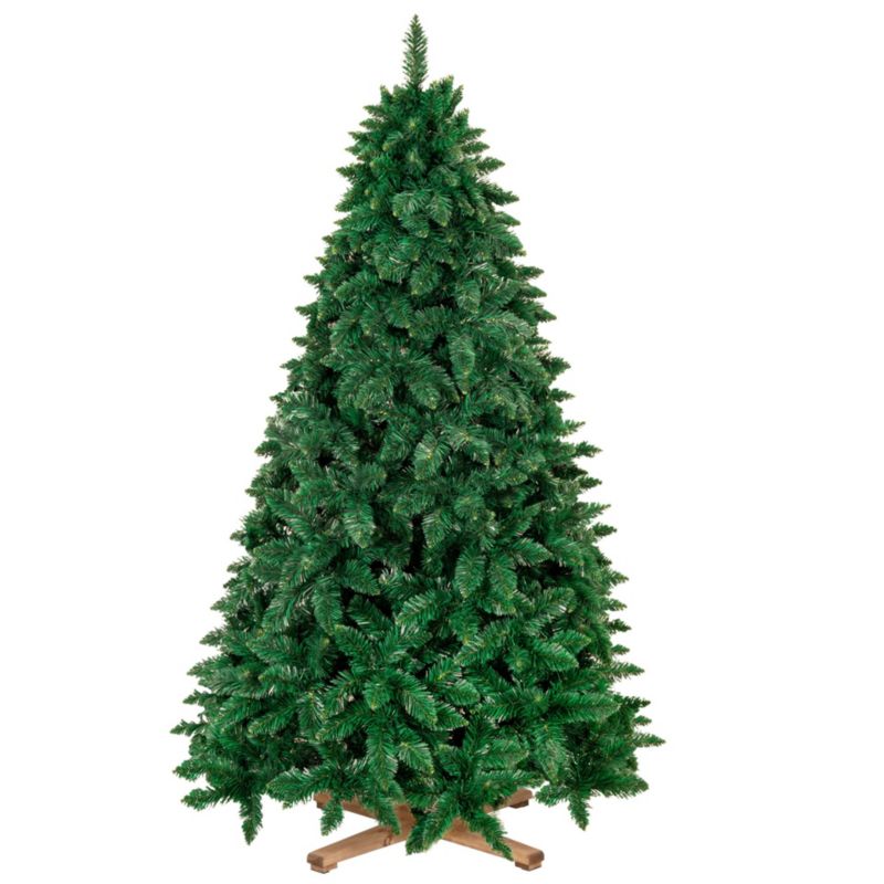 Sztuczna choinka Springos 220 cm sosna leśna Royal Trees z drewnianym stojakiem 1 szt.