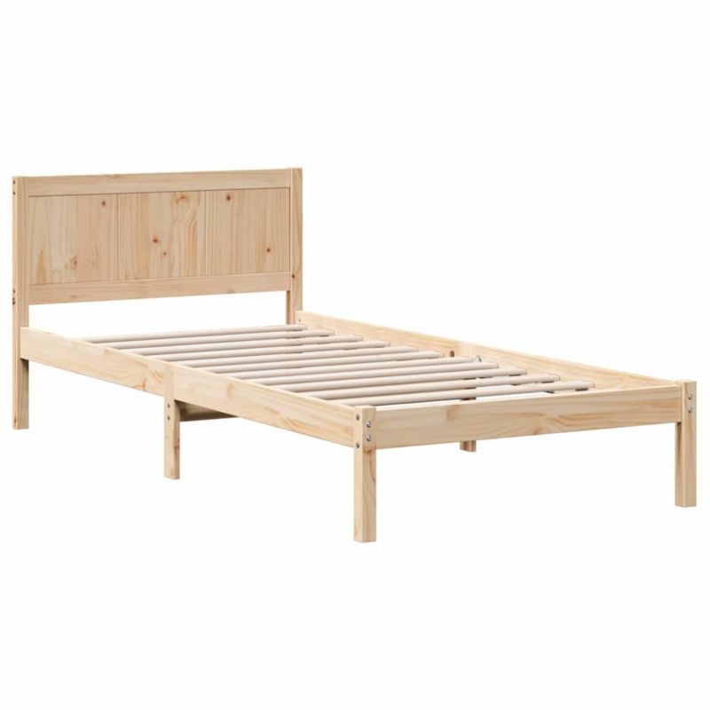 Rama łóżka WaszeMeble 90x200 cm Brązowy sosna WM-872206 1 szt.