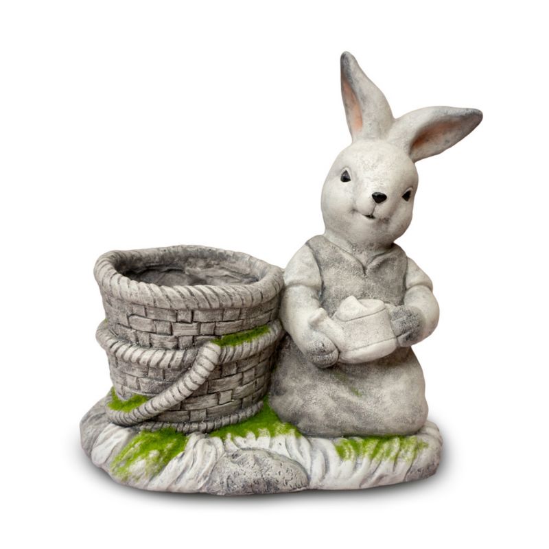 WI zając, Solis Decor by Aleksandra Sobota, duży z koszem 36 cm, 1 szt.