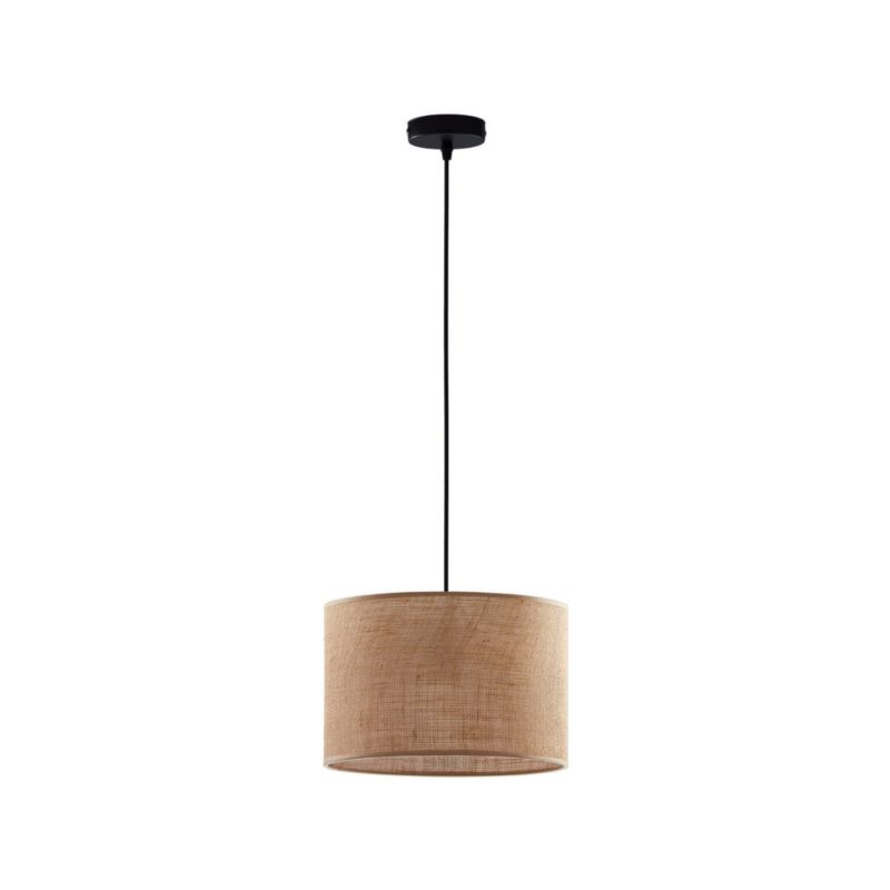 Lampa sufitowa wisząca TK-Lighting Juta czarno-brązowa wym: 165 x 30 x 30 cm 1xE27 x 1 szt.