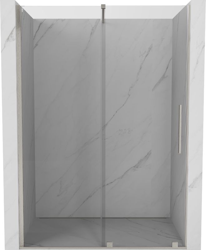 Drzwi prysznicowe Mexen Velar transparentne nikiel 150x200 cm 1 szt.