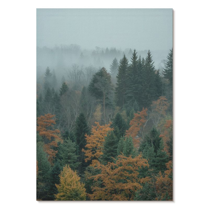 Plakat na Płótnie Tulup 21x29,7 cm (A4) Mglisty las Do salonu, sypialni, biura 1 szt.