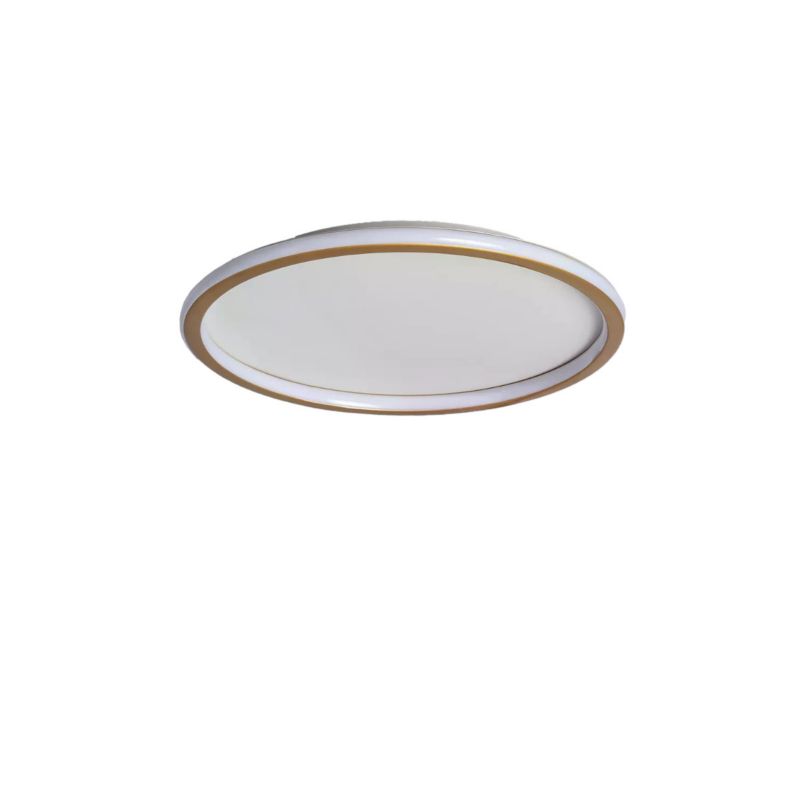 Plafon sufitowy lampa Abruzzo Cerchio złoto-biały LED 36W 3000K-6000K 1500 lm IP20 wym: 6 x 60 x 60 cm metal - 1 szt.