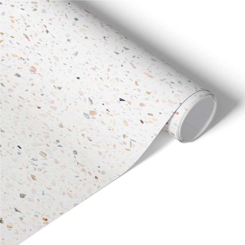 Samoprzylepna Okleina na Meble Tulup 50x100 cm Terrazzo pattern Samoprzylepna Folia Matowa 1 rol.