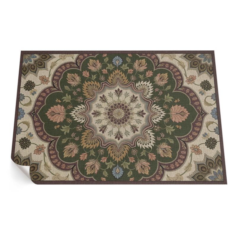 Zewnętrzny Dywan Winylowy ArtPrintCave 100x150 cm Kwiaty w stylu art nouveau 1 szt.