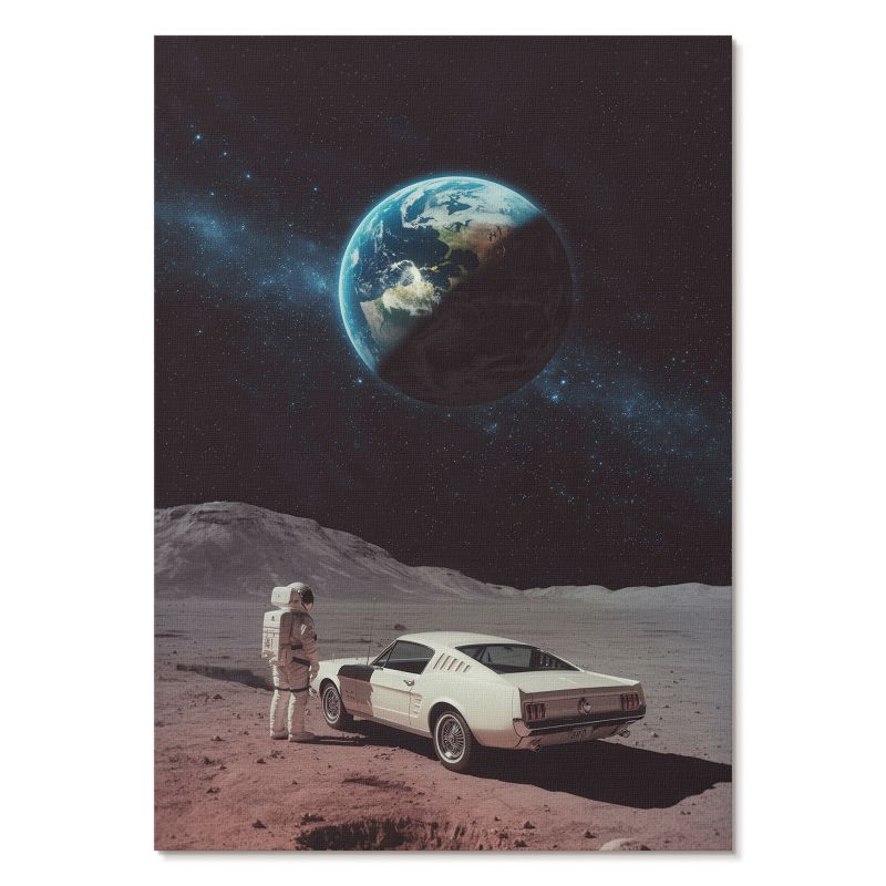 Plakat na Płótnie Tulup 42x59,4 cm (A2) Podróż w kosmos Do biura, salonu, sypialni 1 szt.