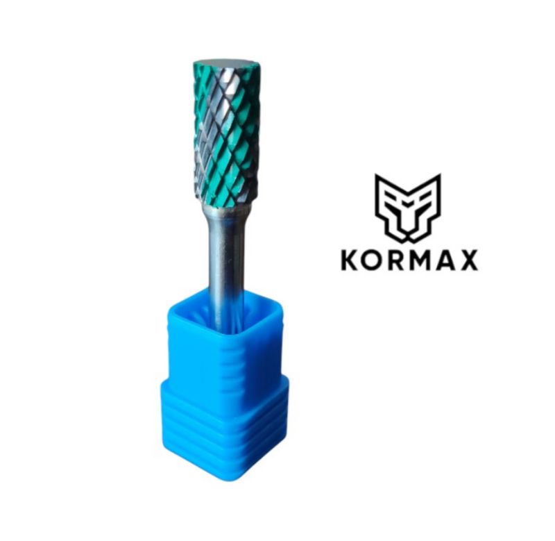 Frez pilnik obrotowy do metalu Kormax 10x20mm chwyt 6mm z węglika spiekanego ząb mieszany (A102006MC) - 1 szt.