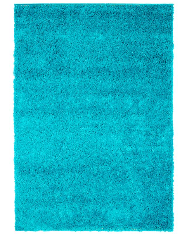 Dywan Shaggy 140x200cm Unito Turchese Mazovia - puszysty, wysokie runo, turkusowy, 1szt.