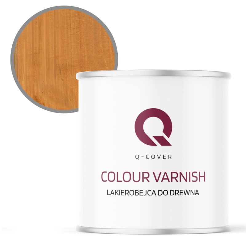 Lakierobejca do Drewna 3w1 Q-Cover Dąb Półmat 2.5L