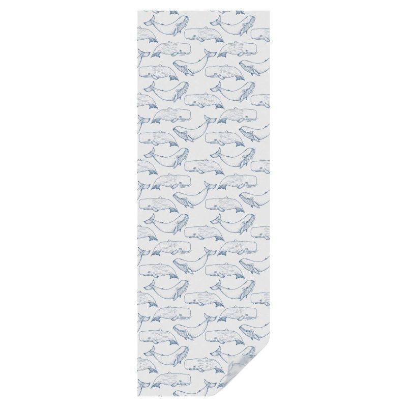 Dekoracyjna Folia Mleczna Tulup 50x146 cm Zapewnia Prywatność Eleganckie wieloryby klasyczna symetria 1 rol.
