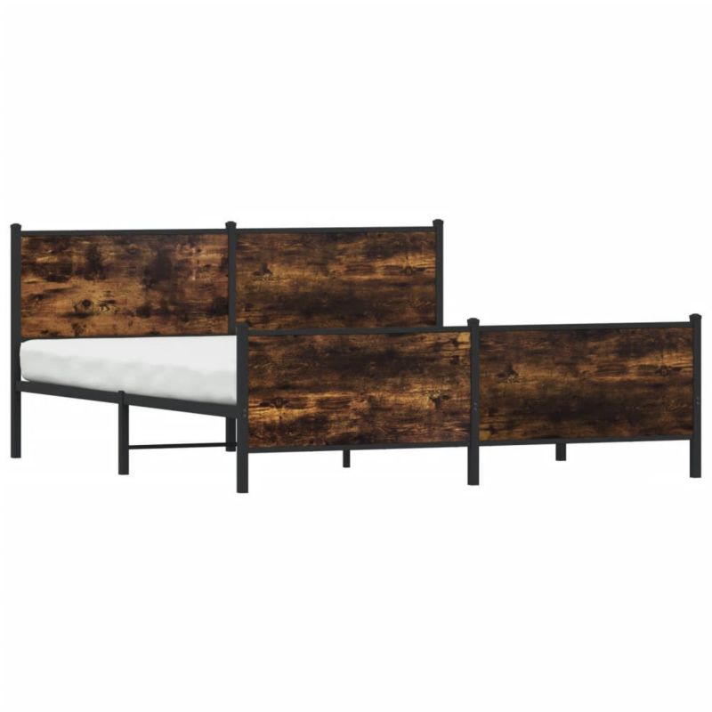 Łóżko metalowe WaszeMeble 180x200 cm dąb WM-3301355 1 szt.