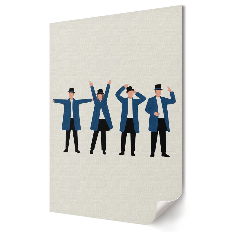 Plakat na płótnie Wallfluent Format A2 Kwartet Formacja Artystyczna Carpe Diem 1 szt.