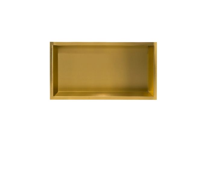 Półka wnękowa Balneo złota 60x30x7 cm stal nierdzewna, wodoszczelna 1 szt.