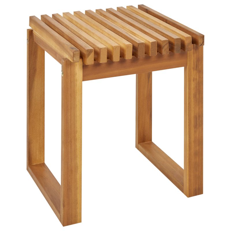 Stolik ogrodowy Bellano 35 cm 40 cm Drewno akacjowe Brązowy 1 szt.