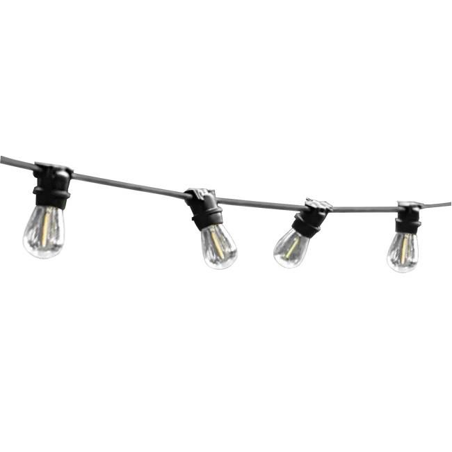 Girlanda świetlna MasterLED 5m 5x E27 LED IP44 ogrodowa zewnętrzna czarna 1 szt.