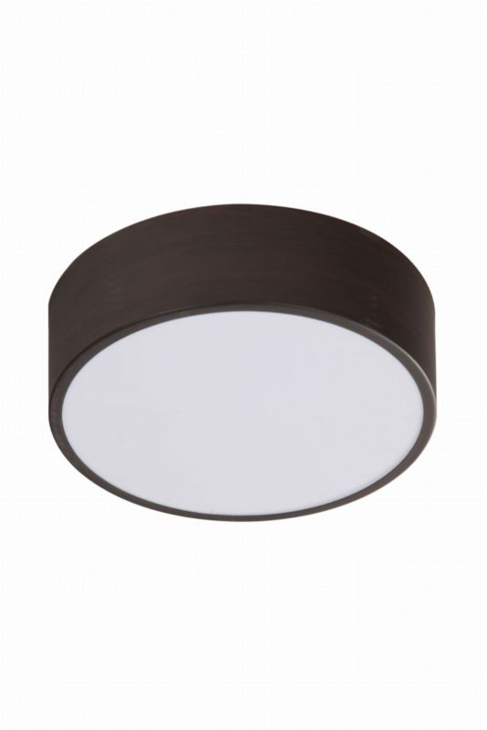 Plafon sufitowy nowoczesny Candellux Zigo brązowy LED 10W 6500K 600lm IP20 wym: 8 x 25 x 25 cm tworzywo sztuczne - 1 szt.