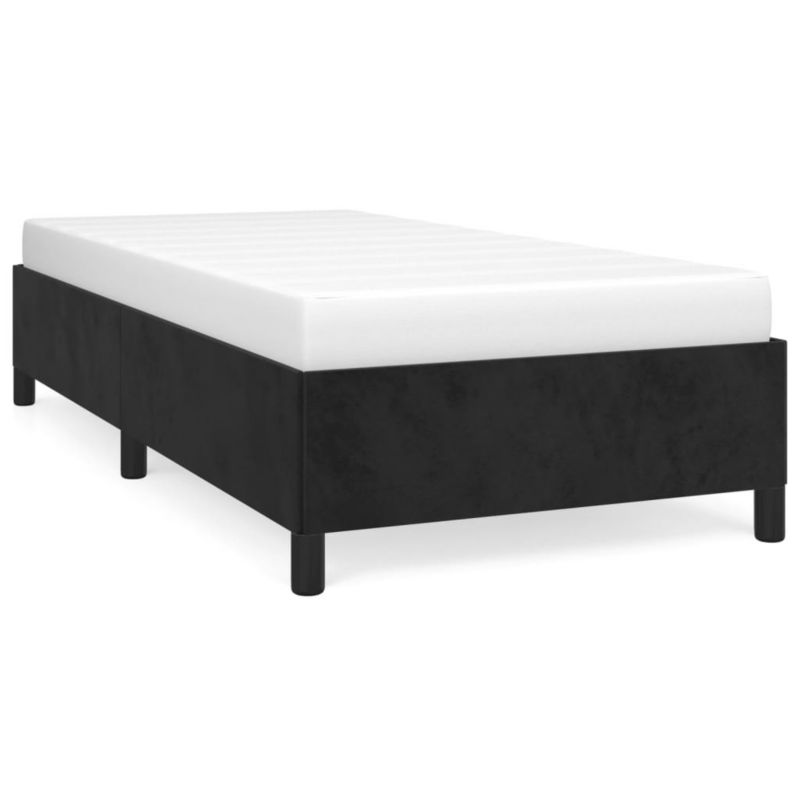 Łóżko tapicerowane WaszeMeble 100x200 cm czarna WM-347308 1 szt.