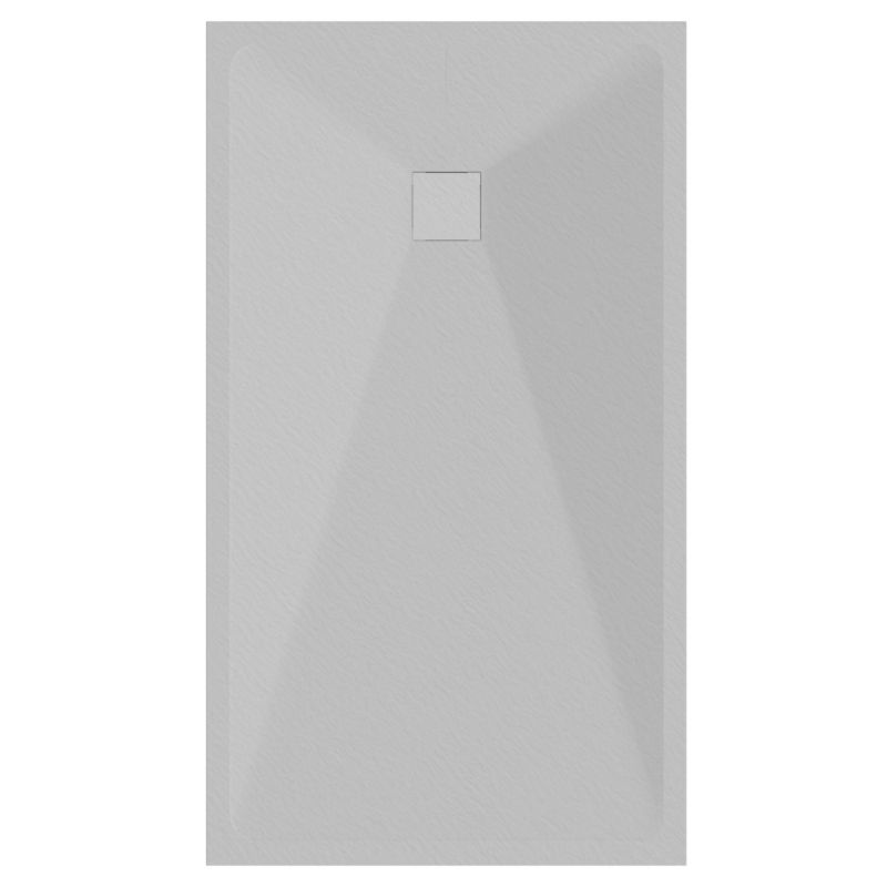 Brodzik prysznicowy SEVANTE STONE 80x140 prostokątny szary z syfonem 1 szt.